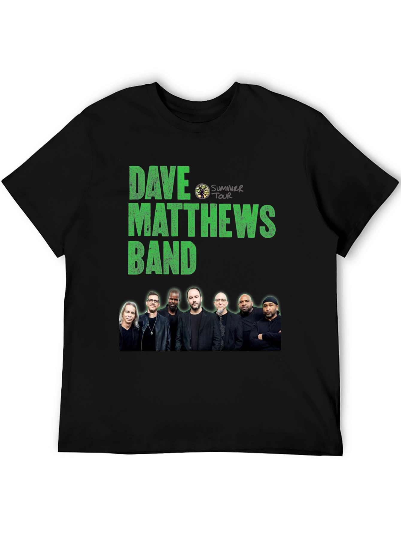 Dave Matthews Band Summer Tour Black T-Shirt