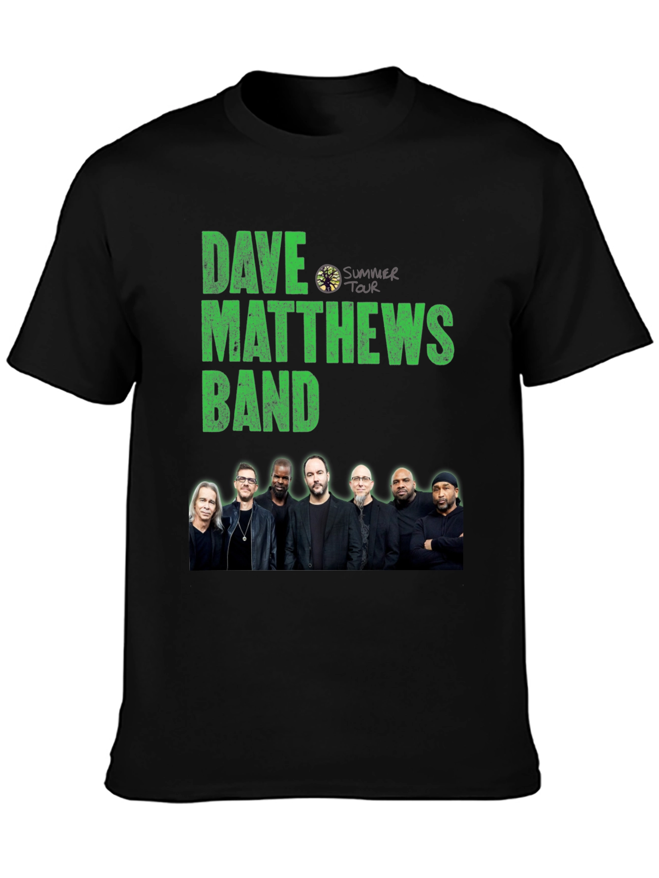 Dave Matthews Band Summer Tour Black T-Shirt