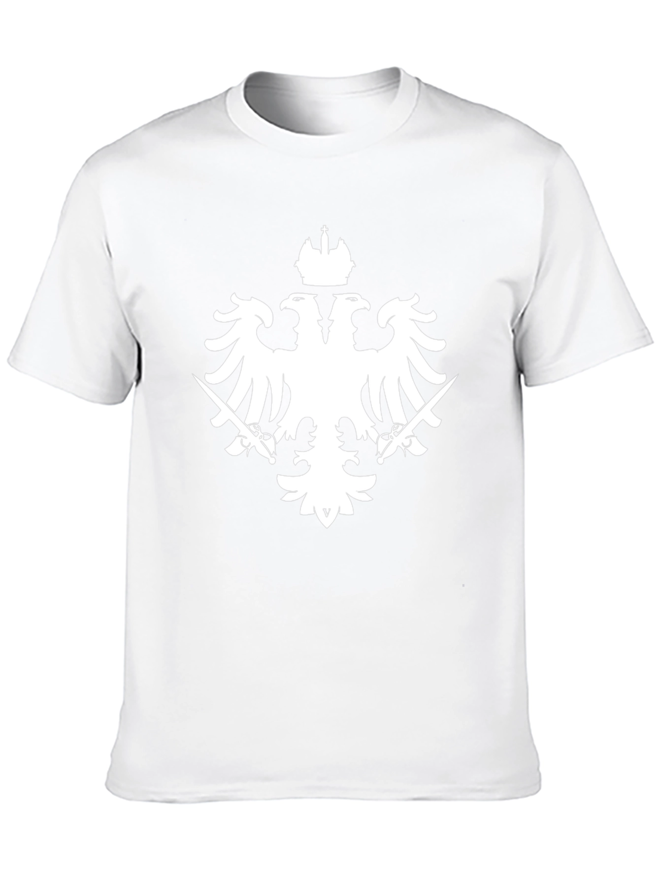Double-Headed Eagle Graphic Tee - Black