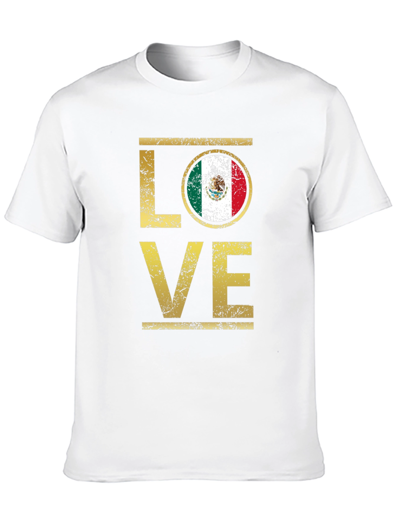 Mexico Flag LOVE T-Shirt