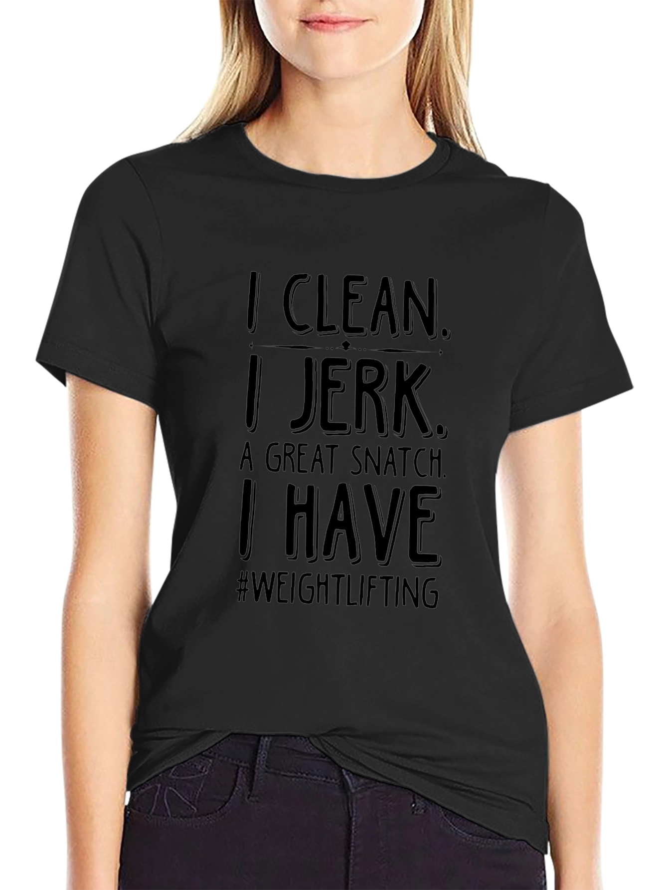 Weightlifting Humor Graphic Tee