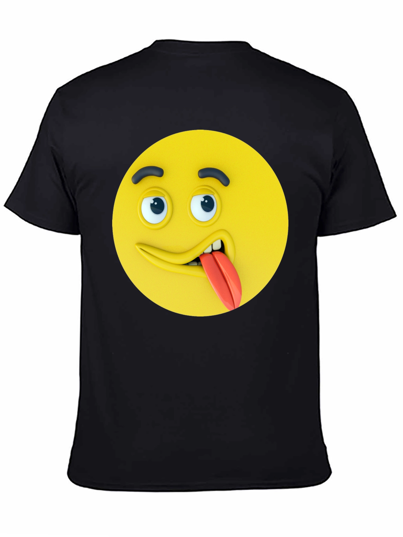 Funny Emoji Tongue T-Shirt - Expression Tee