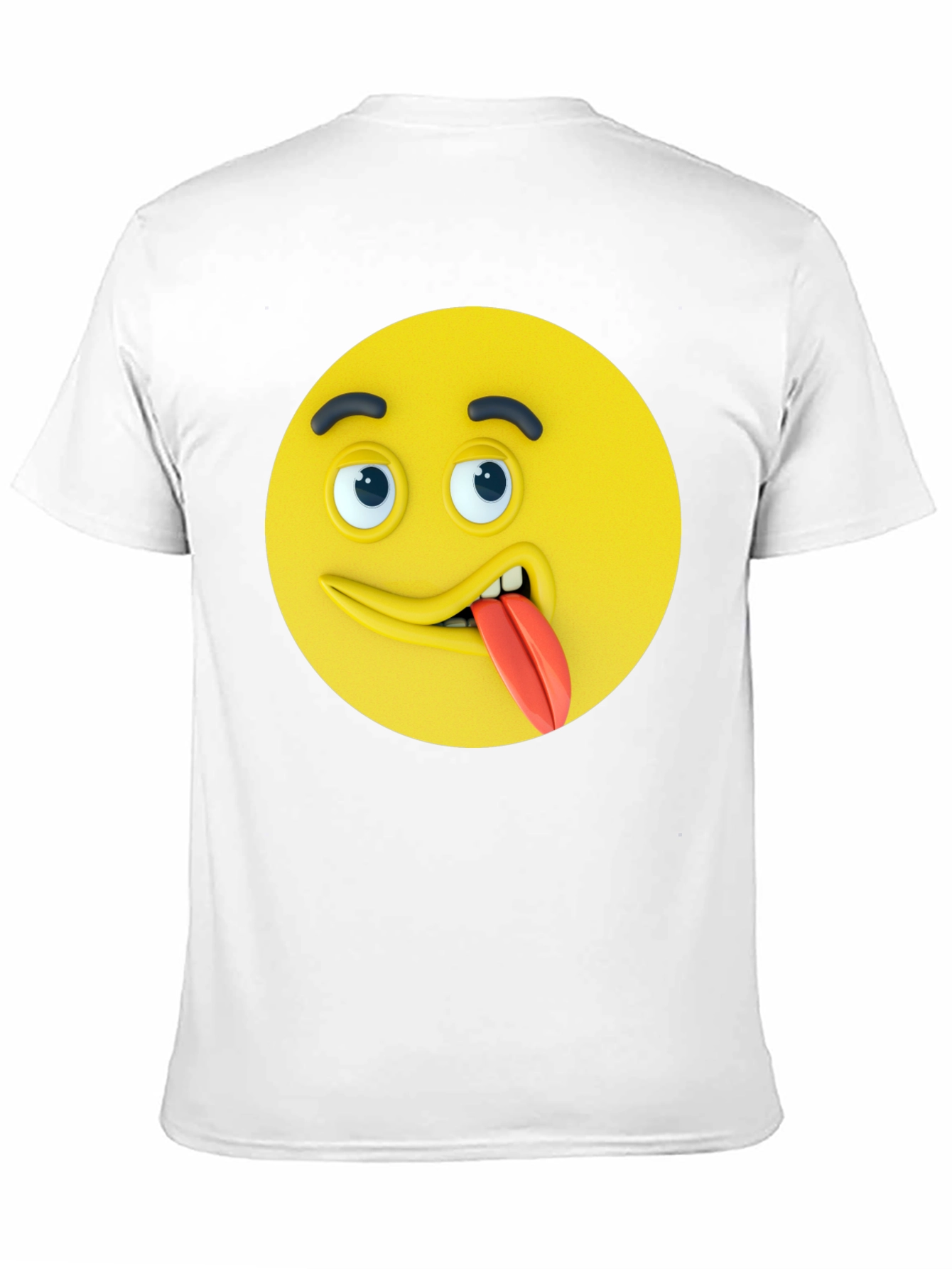 Funny Emoji Tongue T-Shirt - Expression Tee