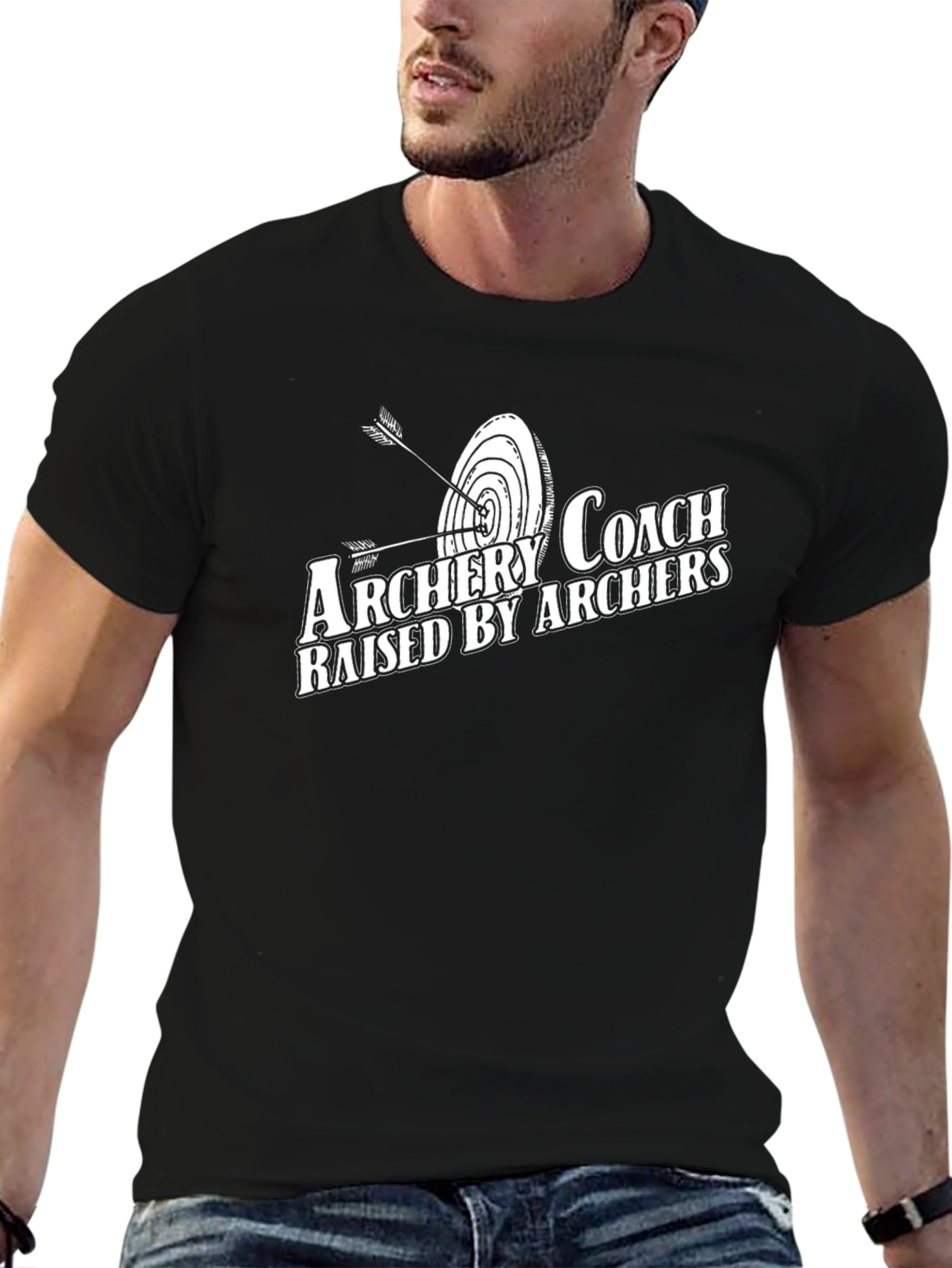 Archery Coach T-Shirt - Raised by Archers Tee