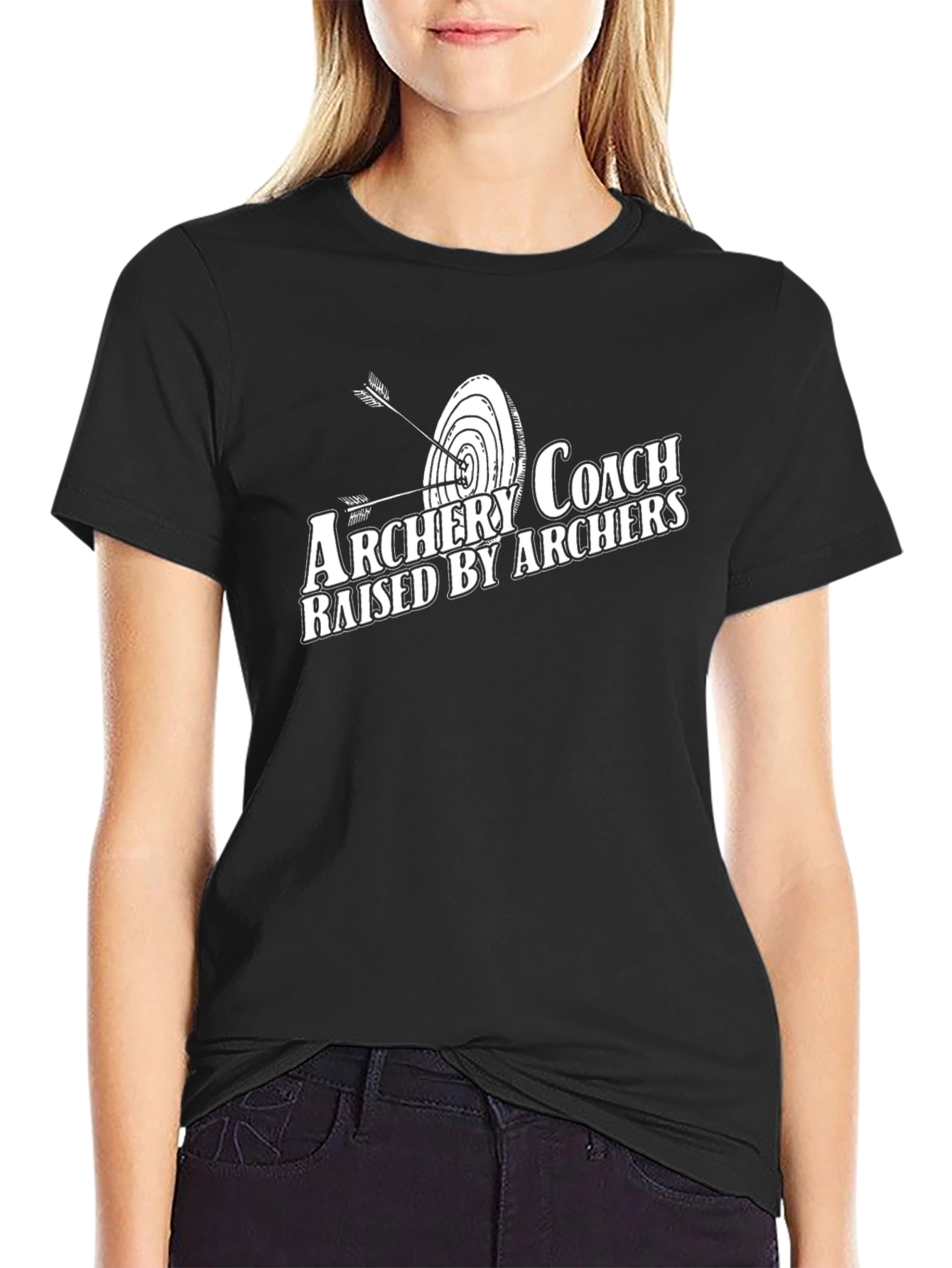 Archery Coach T-Shirt - Raised by Archers Tee