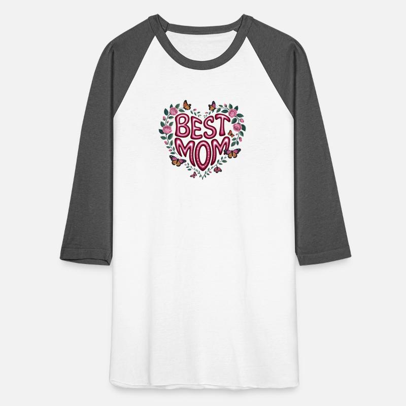Trendy Best Mom Ever, Mother's Day Heart Floral