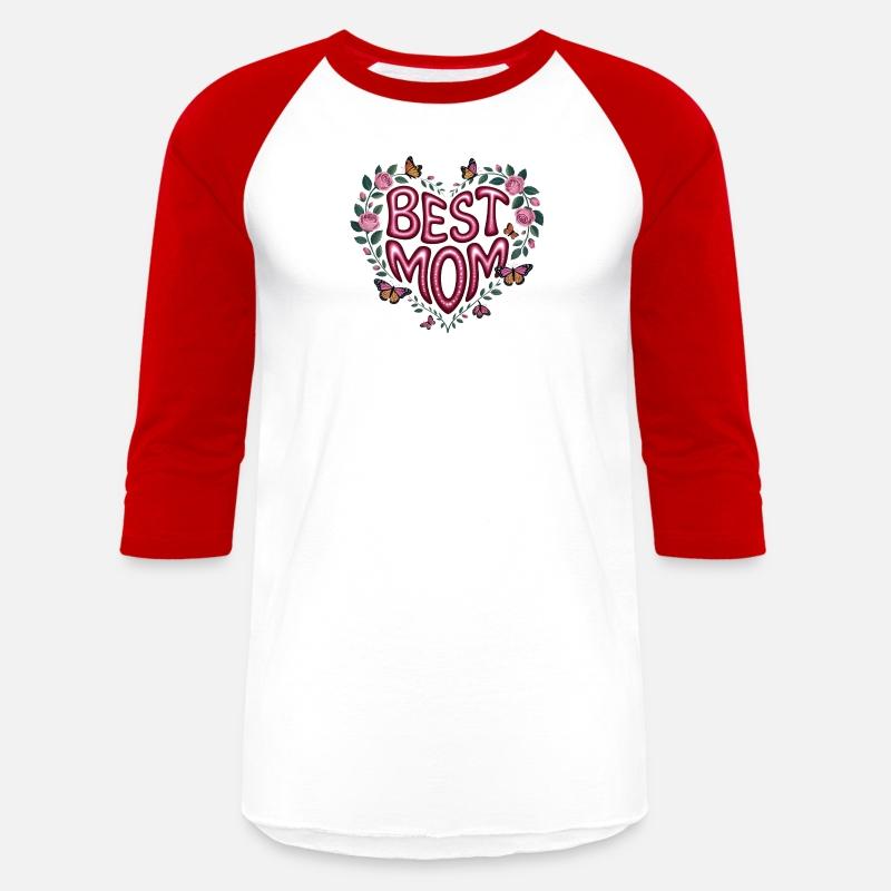 Trendy Best Mom Ever, Mother's Day Heart Floral