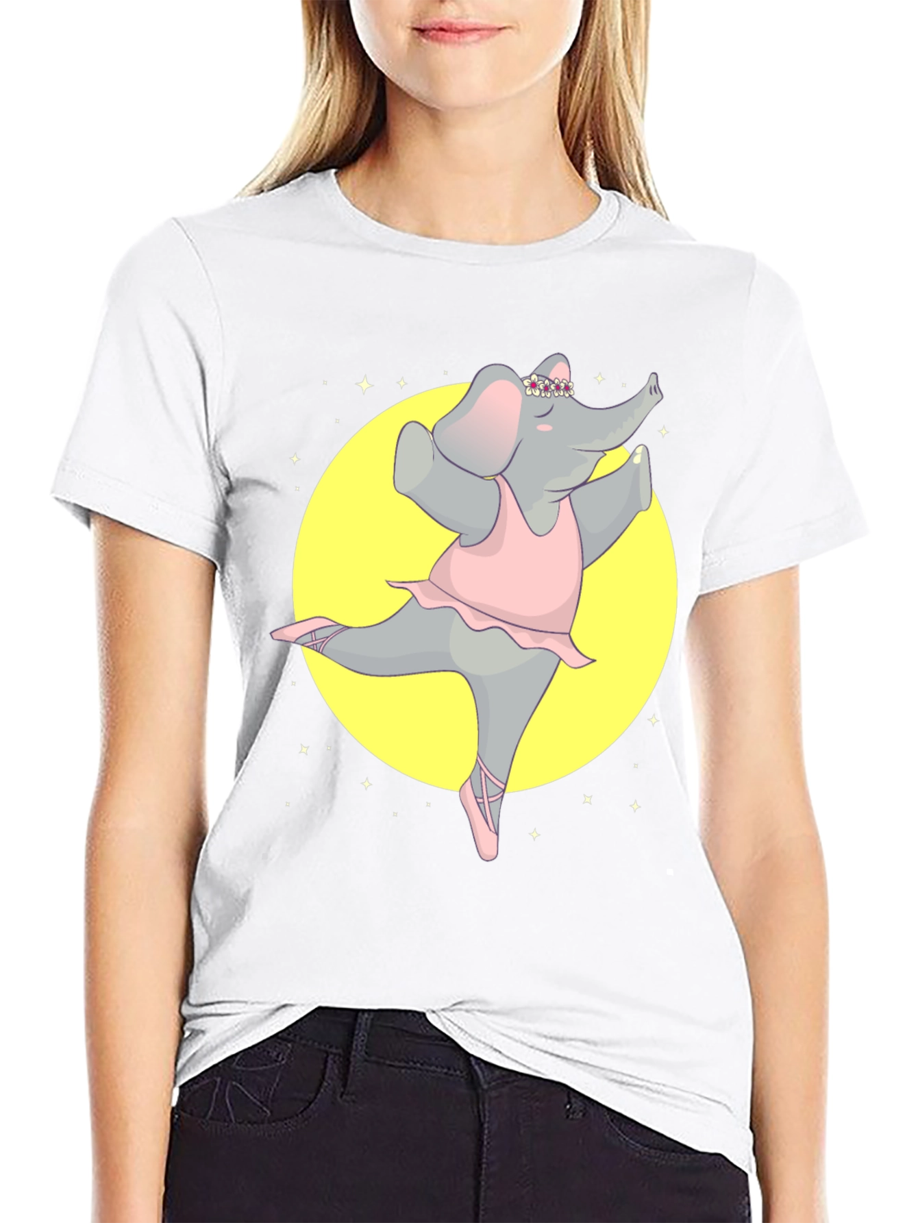 Elephant Ballerina T-Shirt - Dance in Style