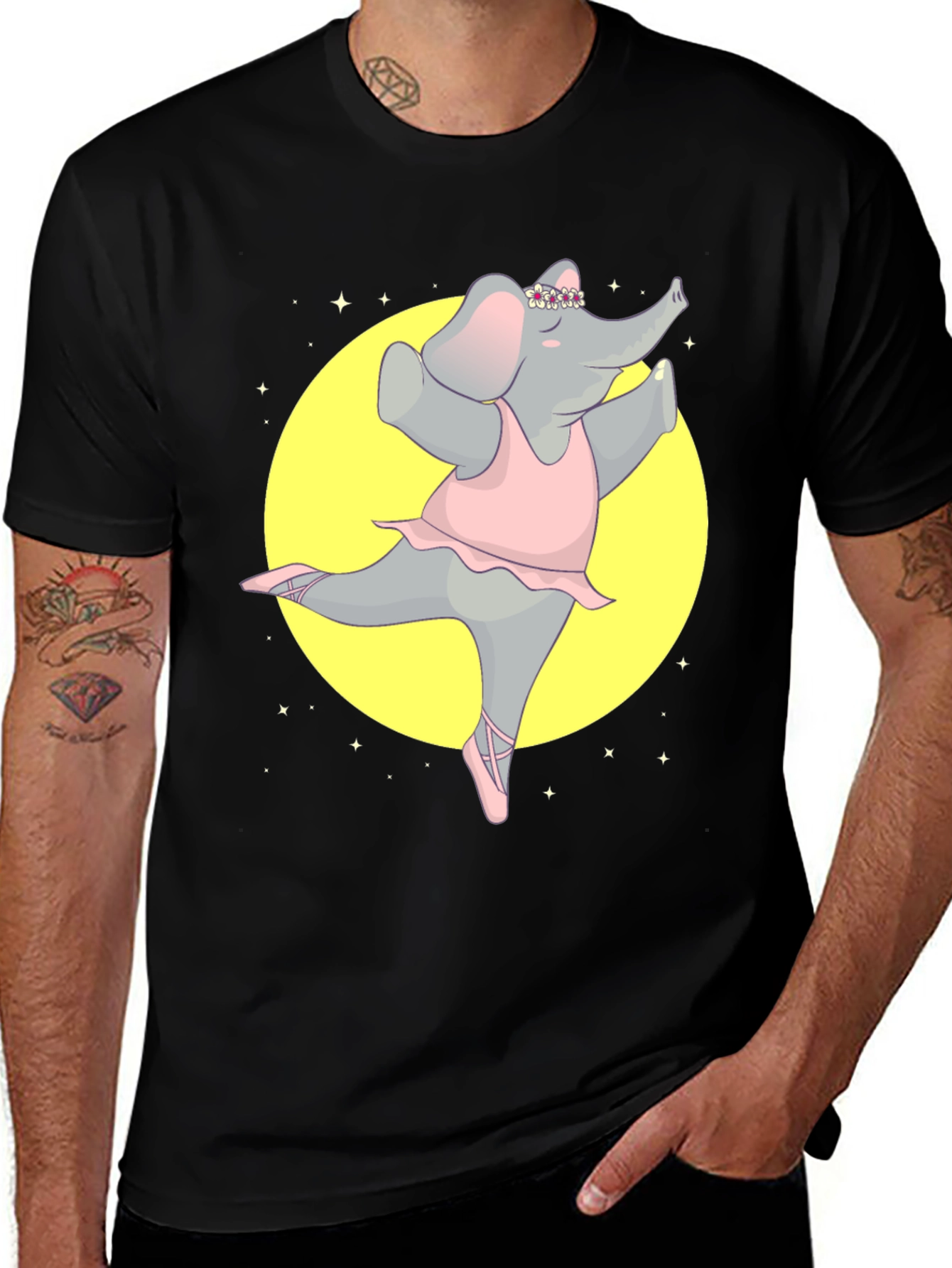 Elephant Ballerina T-Shirt - Dance in Style