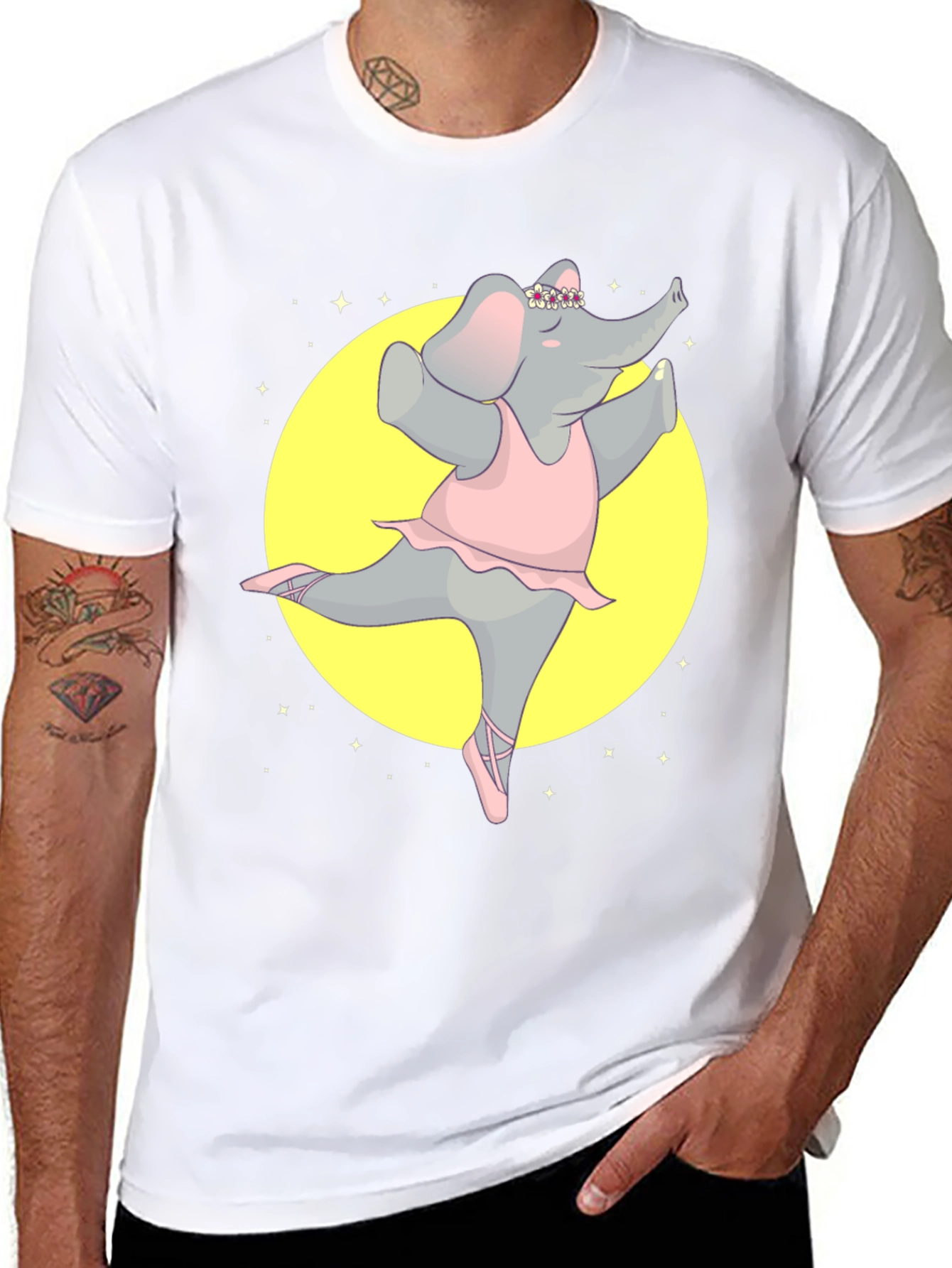 Elephant Ballerina T-Shirt - Dance in Style