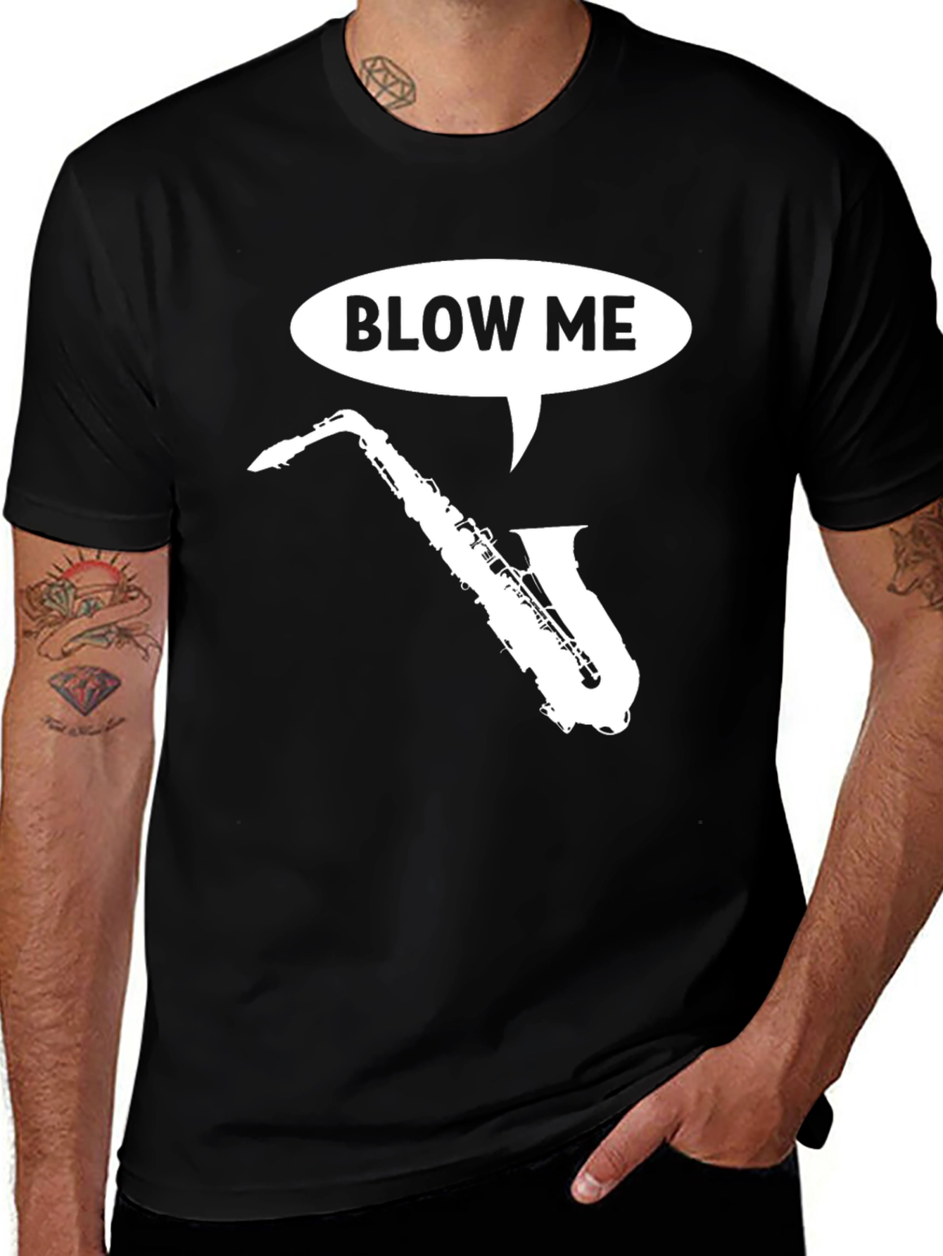 Saxophone Blow Me T-Shirt