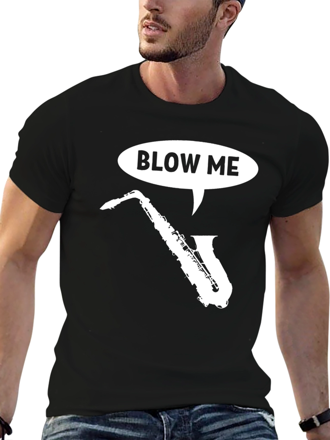 Saxophone Blow Me T-Shirt