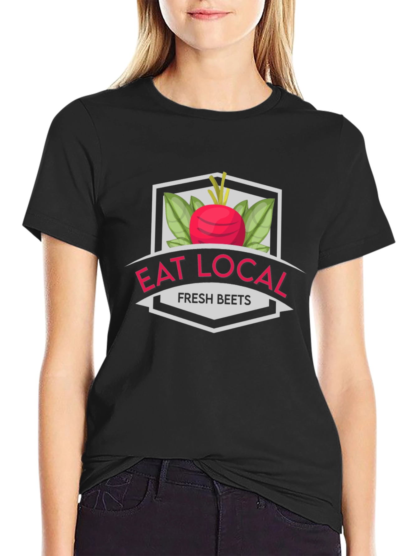 Eat Local Fresh Beets Graphic T-Shirt