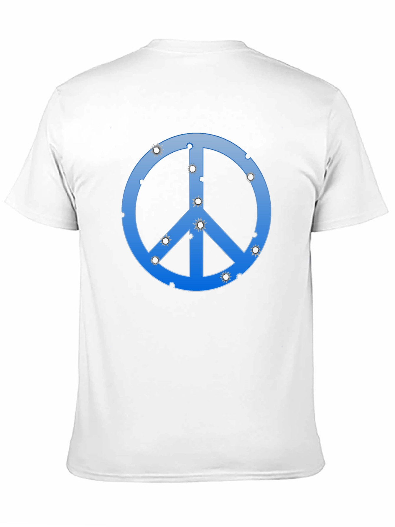 Peace Sign Bullet Hole T-Shirt