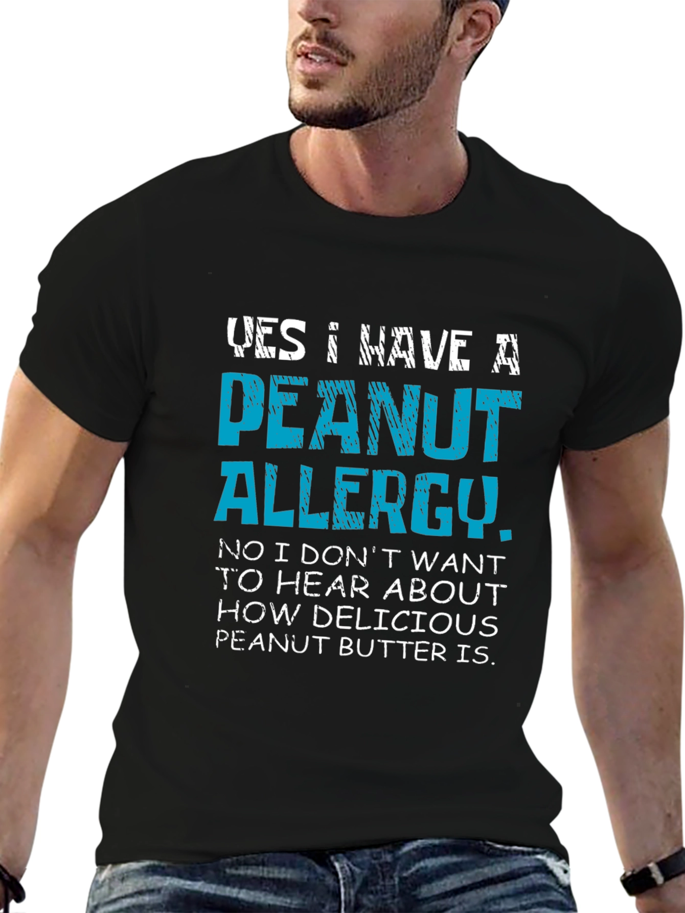 Peanut Allergy Novelty T-Shirt
