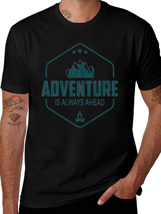 Adventure Awaits Mens Graphic Tee