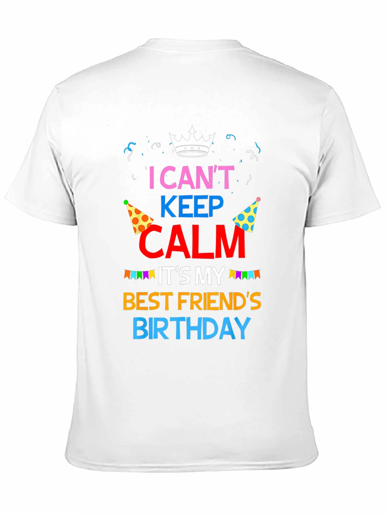 I Cant Keep Calm Best Friend Birthday T-Shirt