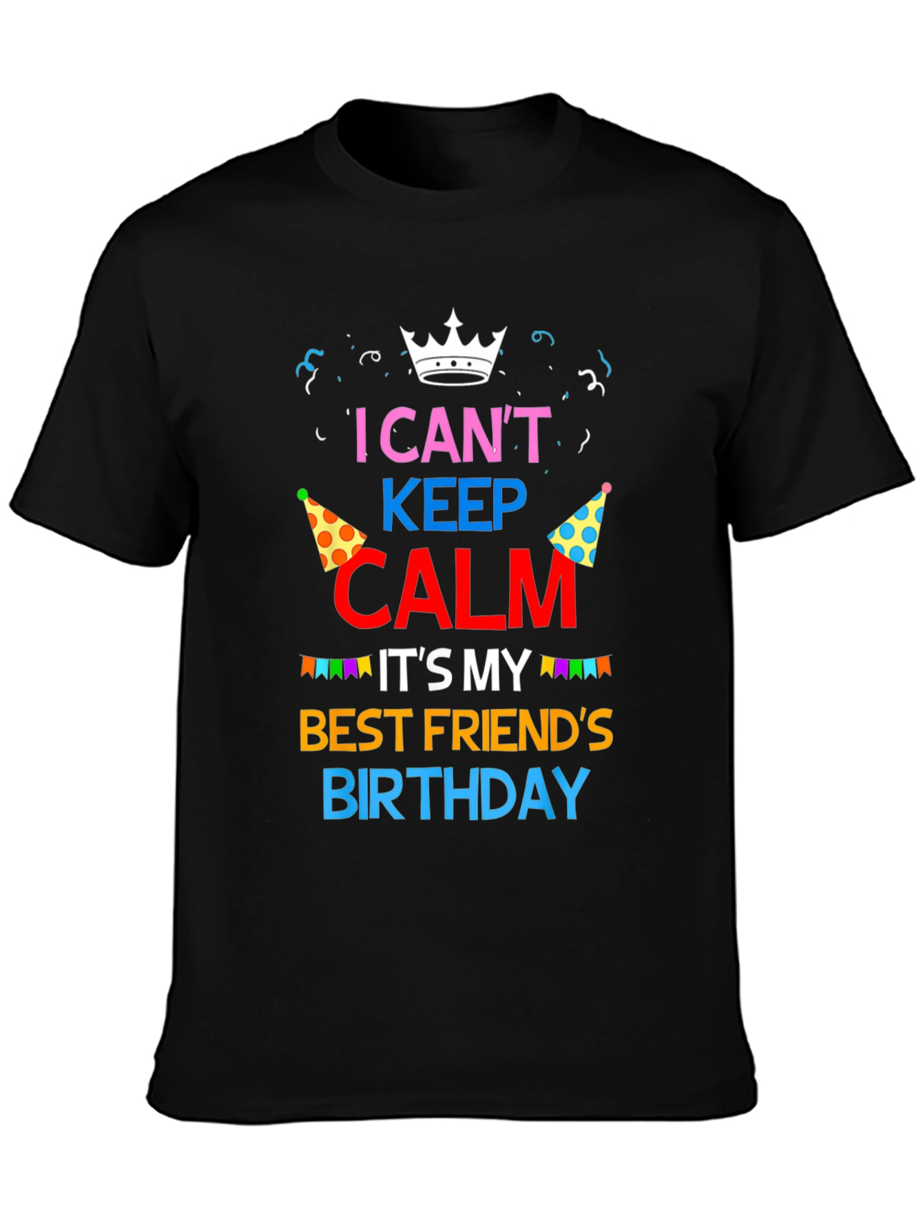 I Cant Keep Calm Best Friend Birthday T-Shirt