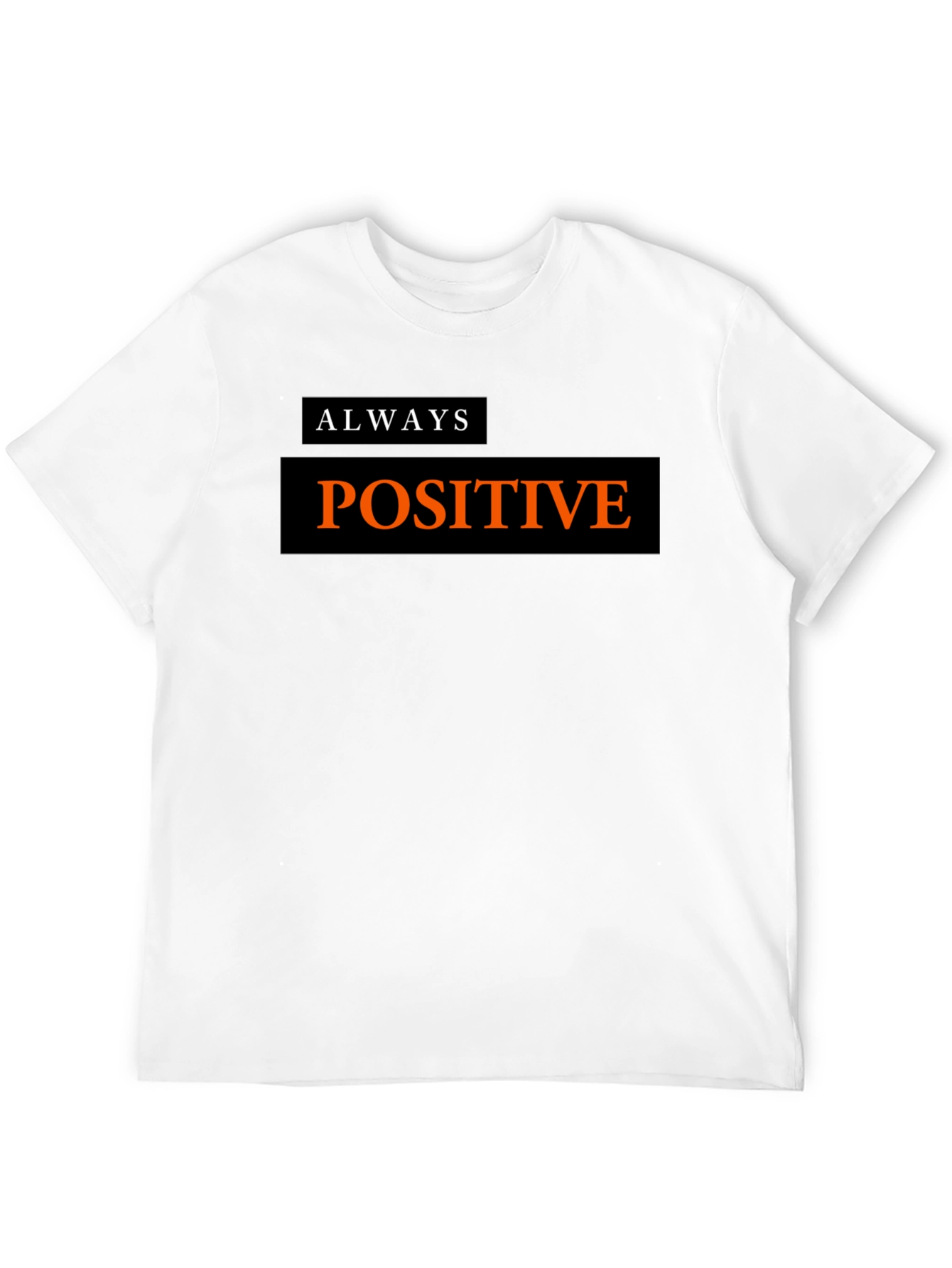 Always Positive Graphic T-Shirt - Black