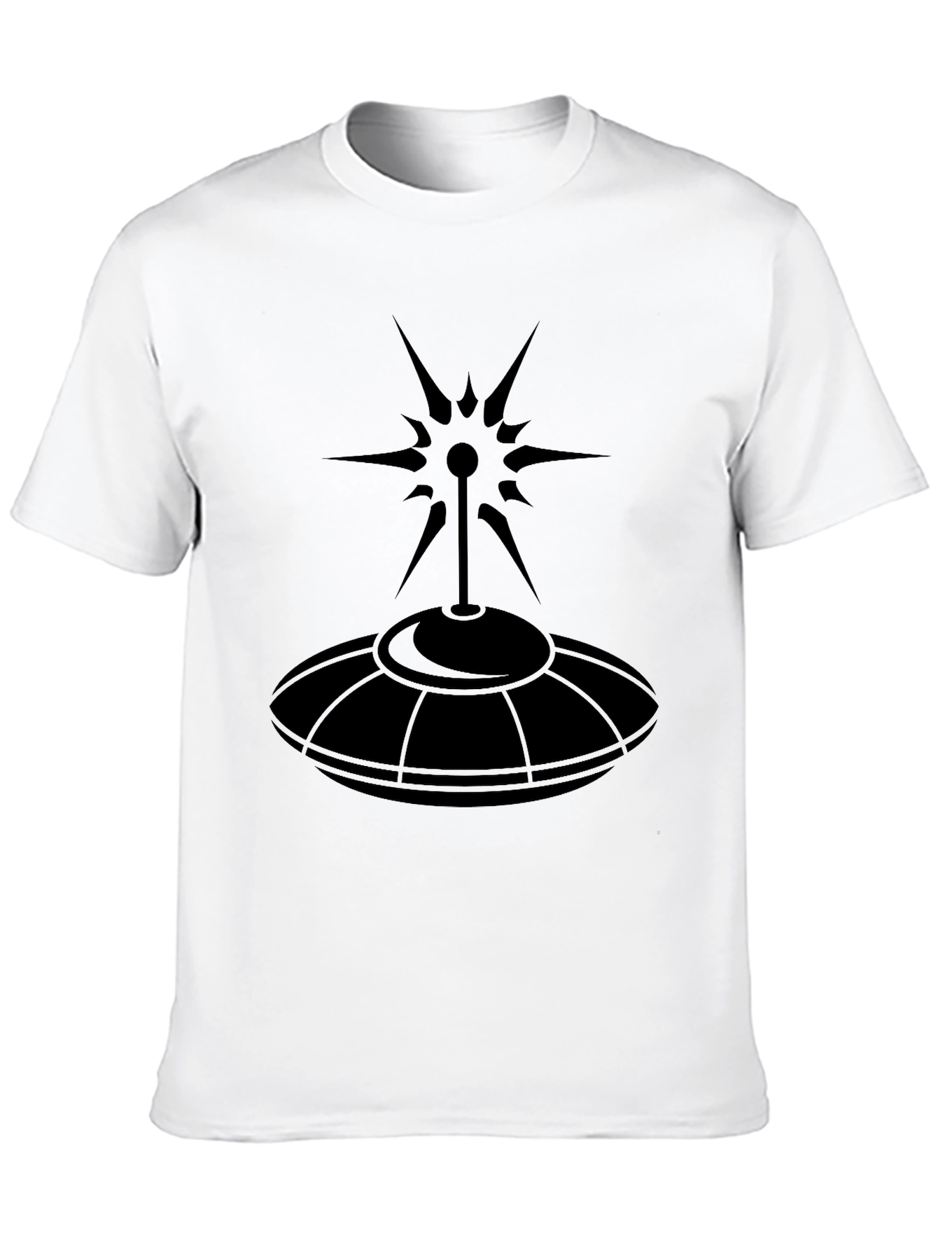 UFO Graphic Tee - Stylish Black T-Shirt