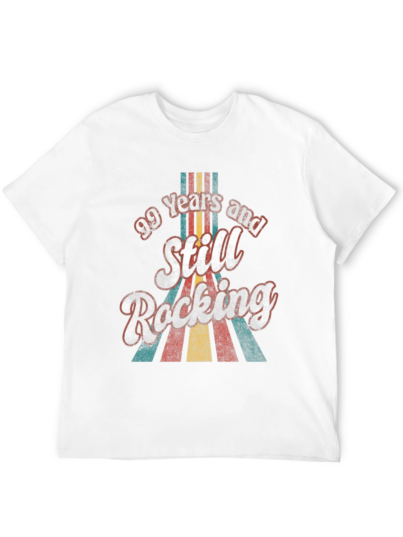 99 Years Still Rocking Retro Birthday T-Shirt