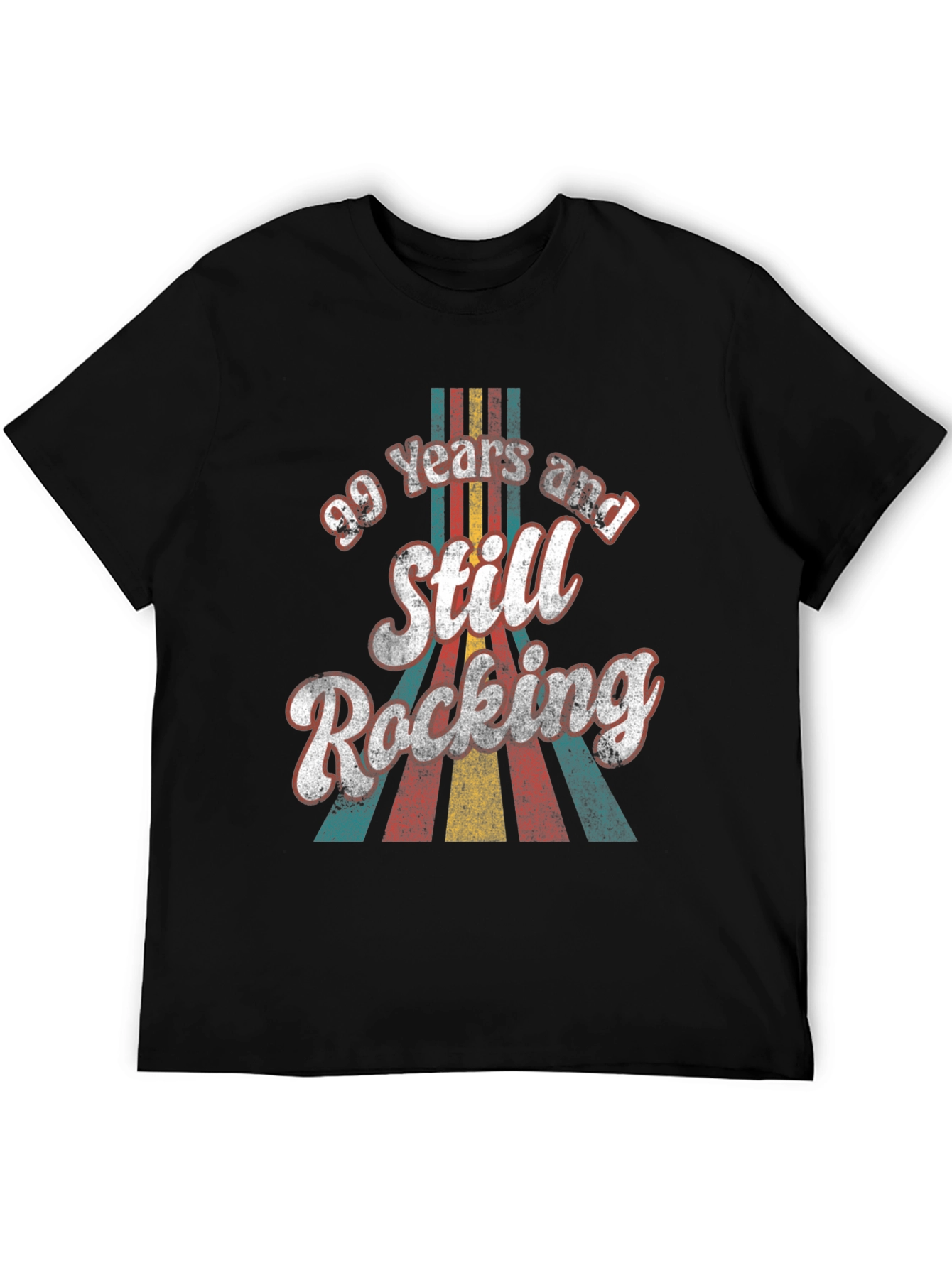 99 Years Still Rocking Retro Birthday T-Shirt