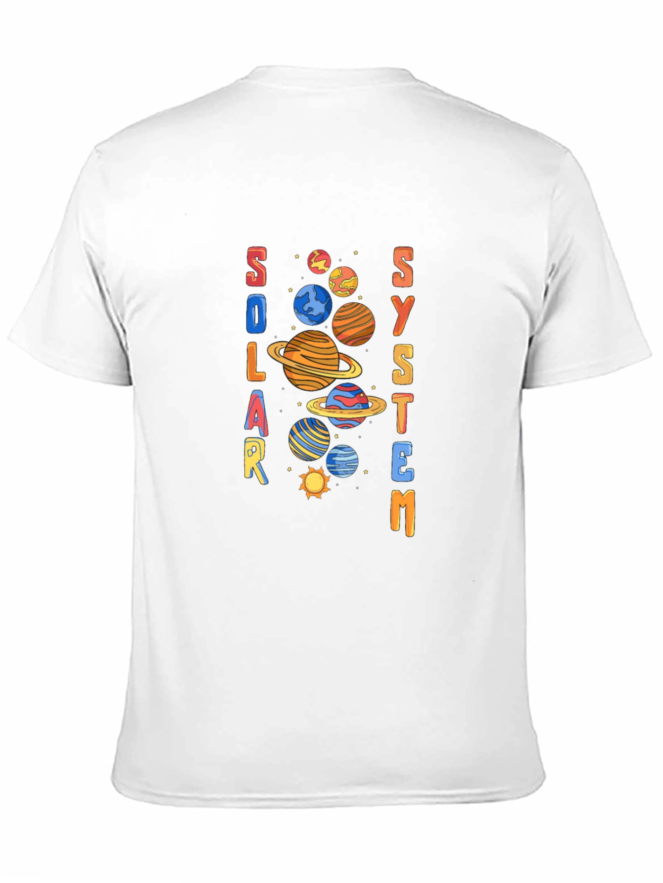 Solar System Graphic Tee - Space T-Shirt