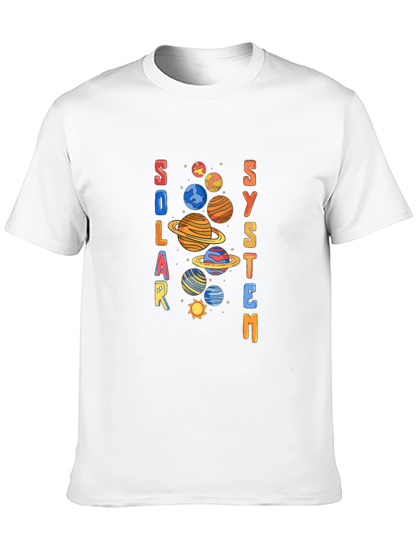 Solar System Graphic Tee - Space T-Shirt