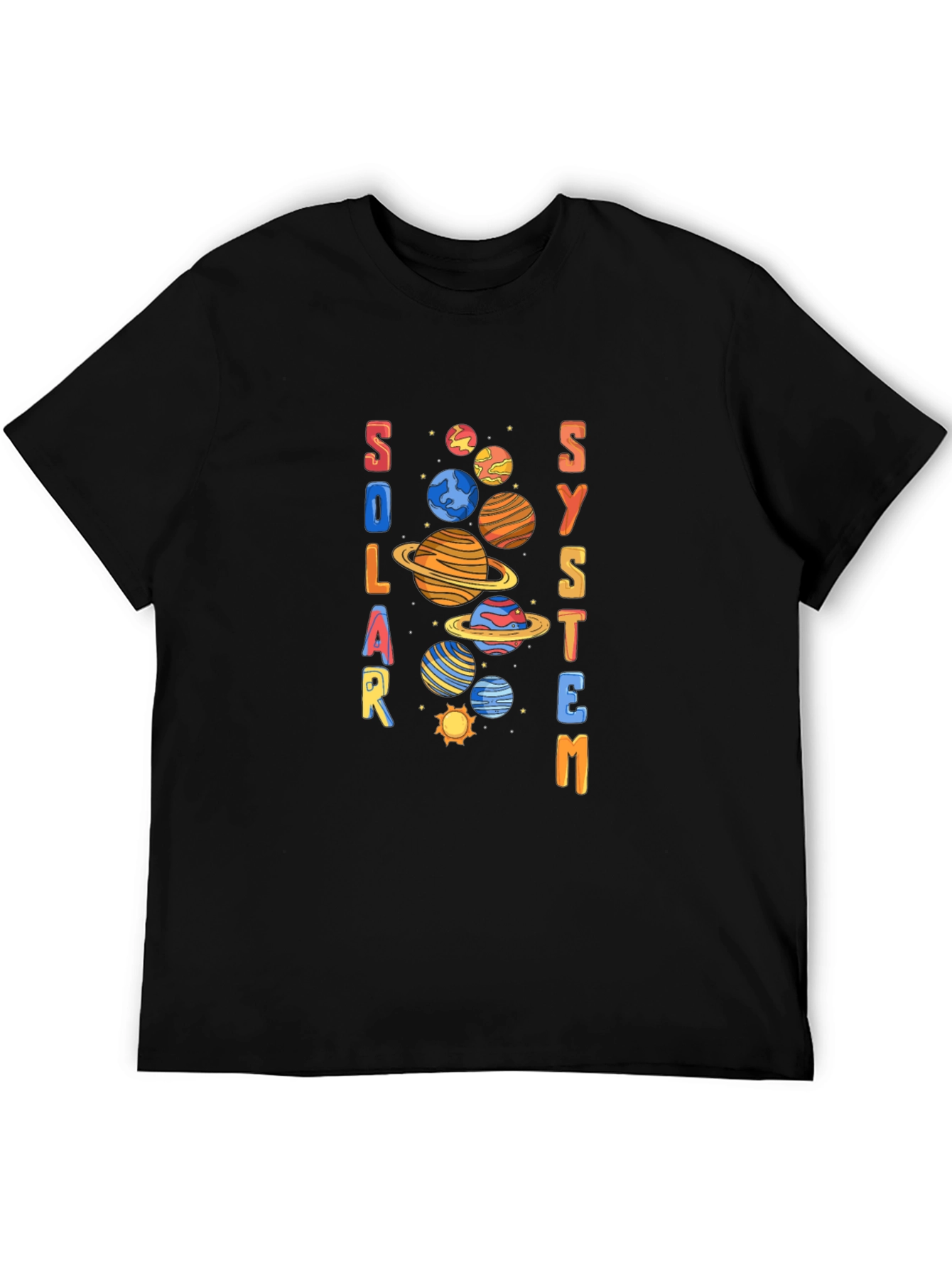 Solar System Graphic Tee - Space T-Shirt