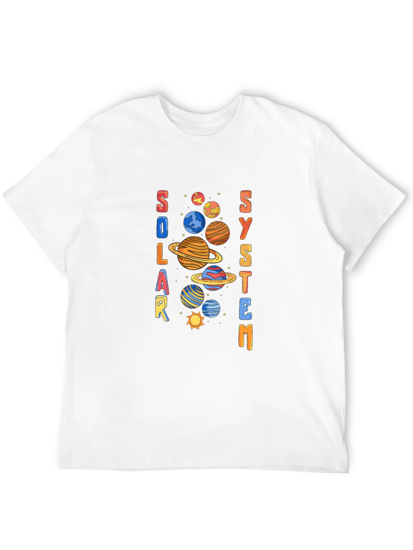 Solar System Graphic Tee - Space T-Shirt