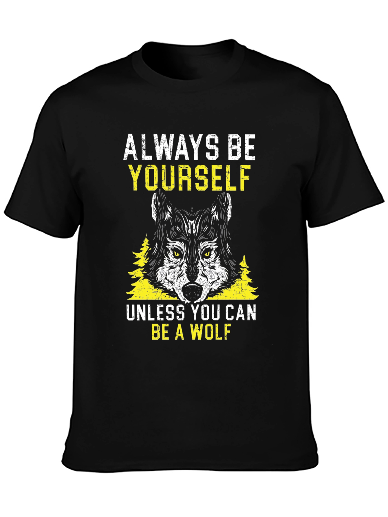 Wolf Graphic Print T-Shirt