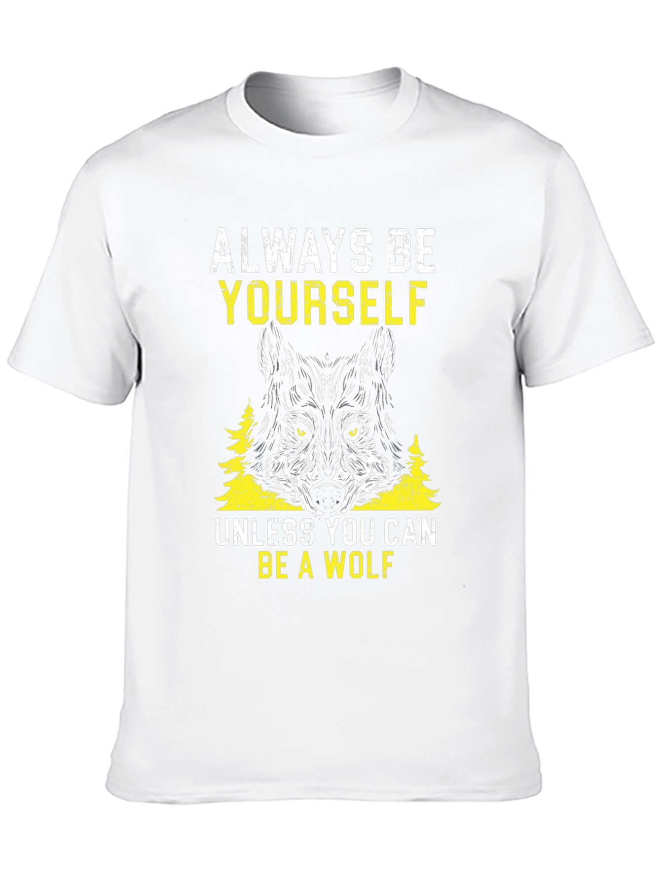 Wolf Graphic Print T-Shirt