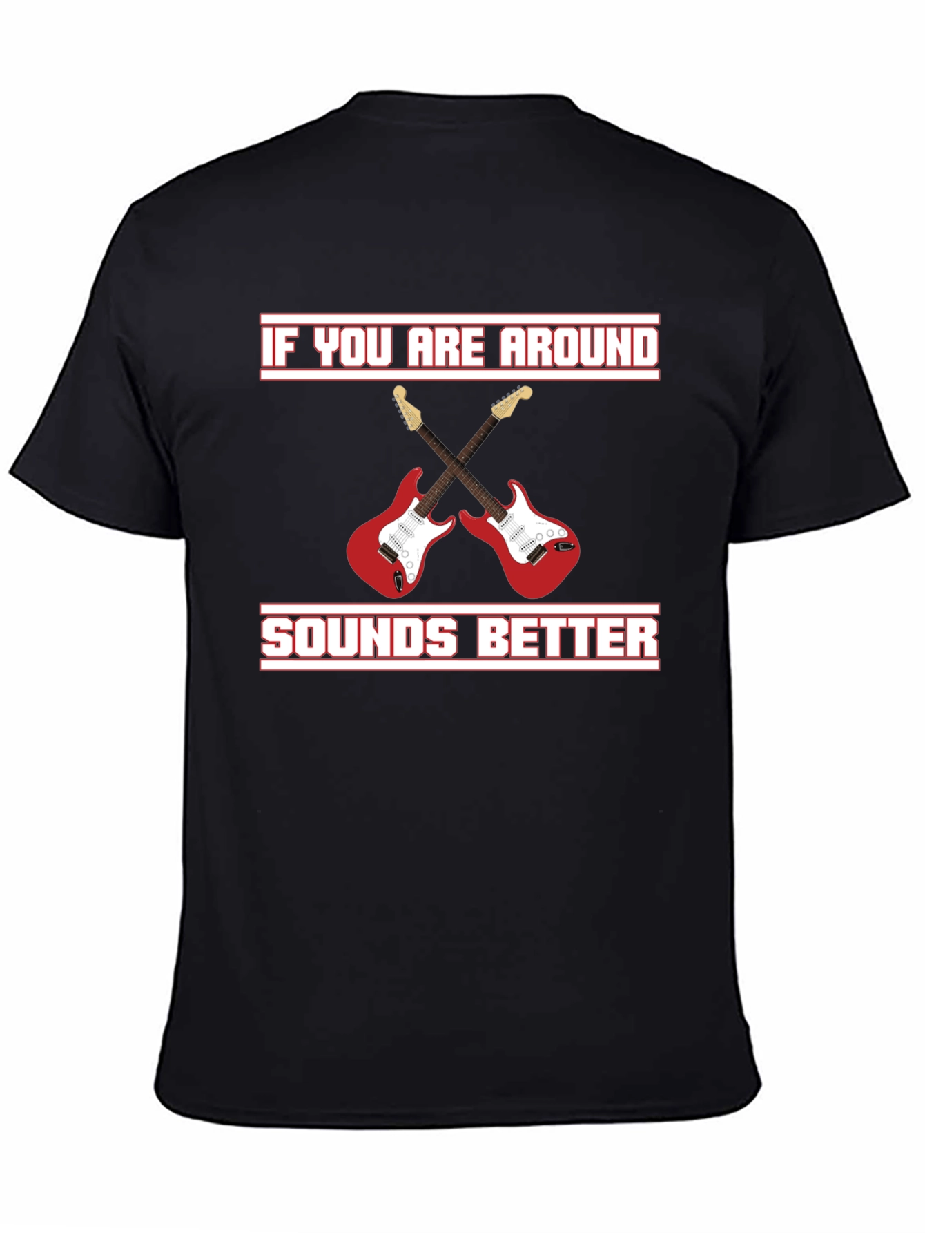 Sounds Better Guitar Graphic Tee
