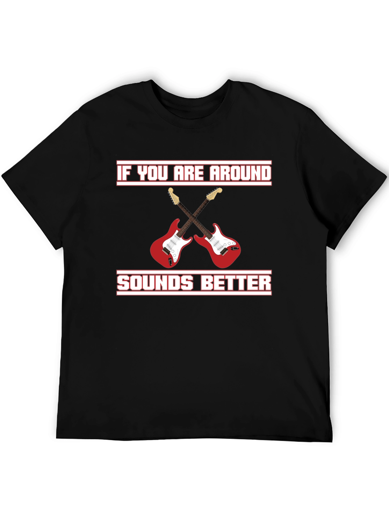 Sounds Better Guitar Graphic Tee