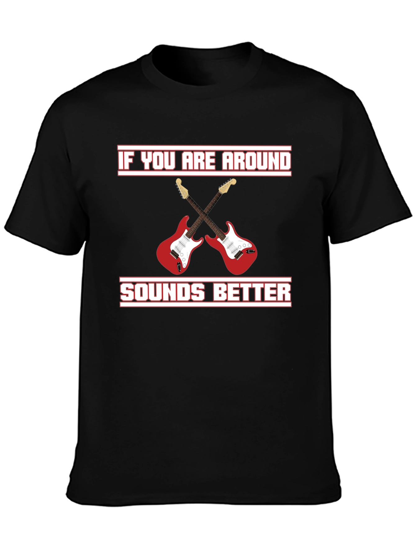 Sounds Better Guitar Graphic Tee