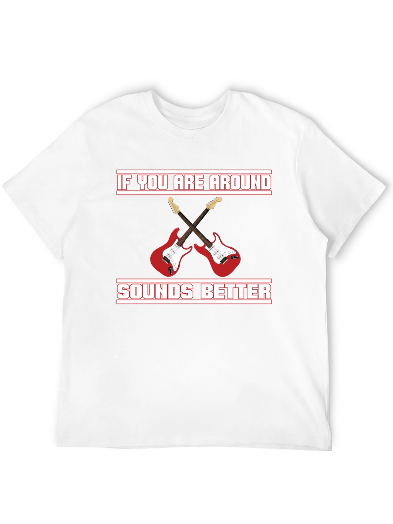 Sounds Better Guitar Graphic Tee