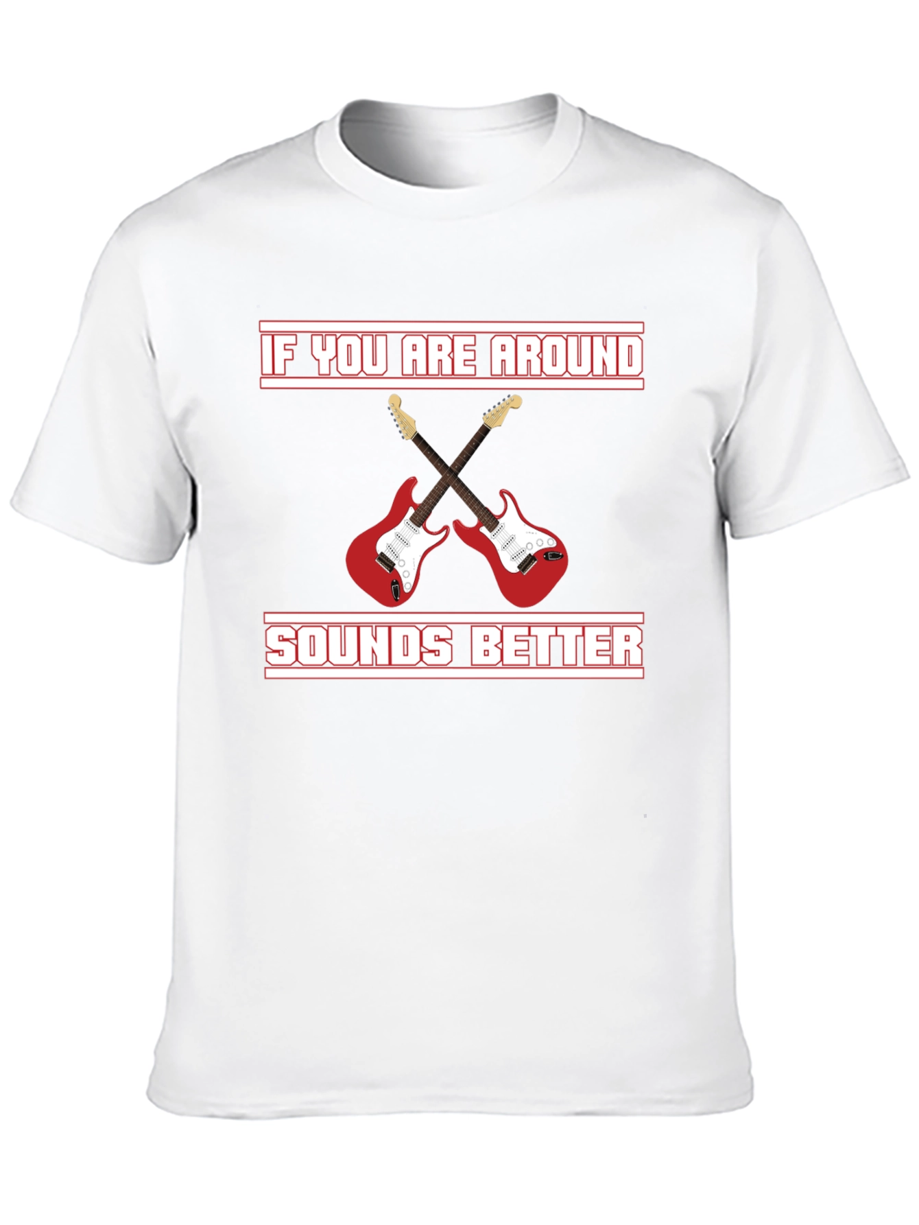 Sounds Better Guitar Graphic Tee