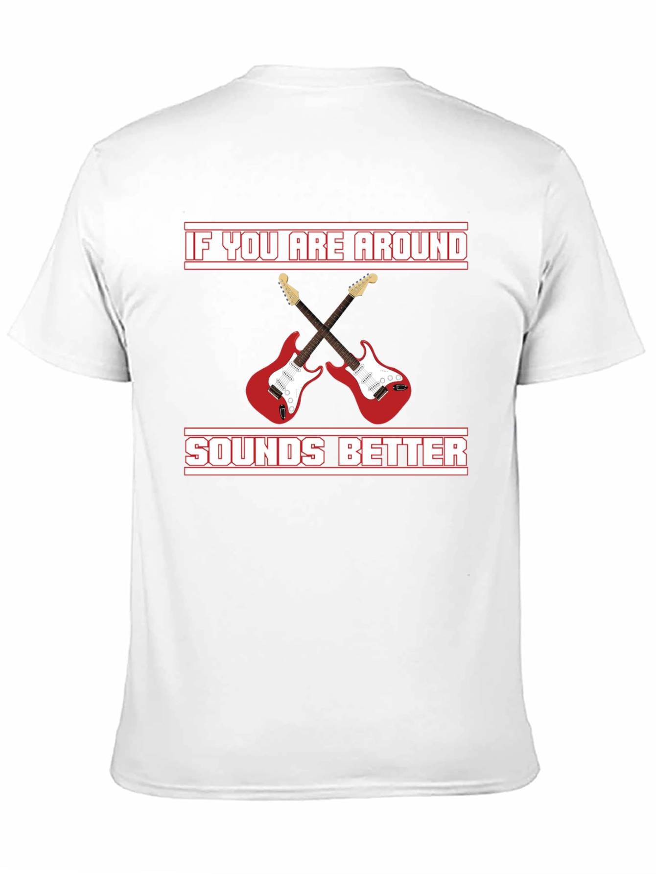 Sounds Better Guitar Graphic Tee