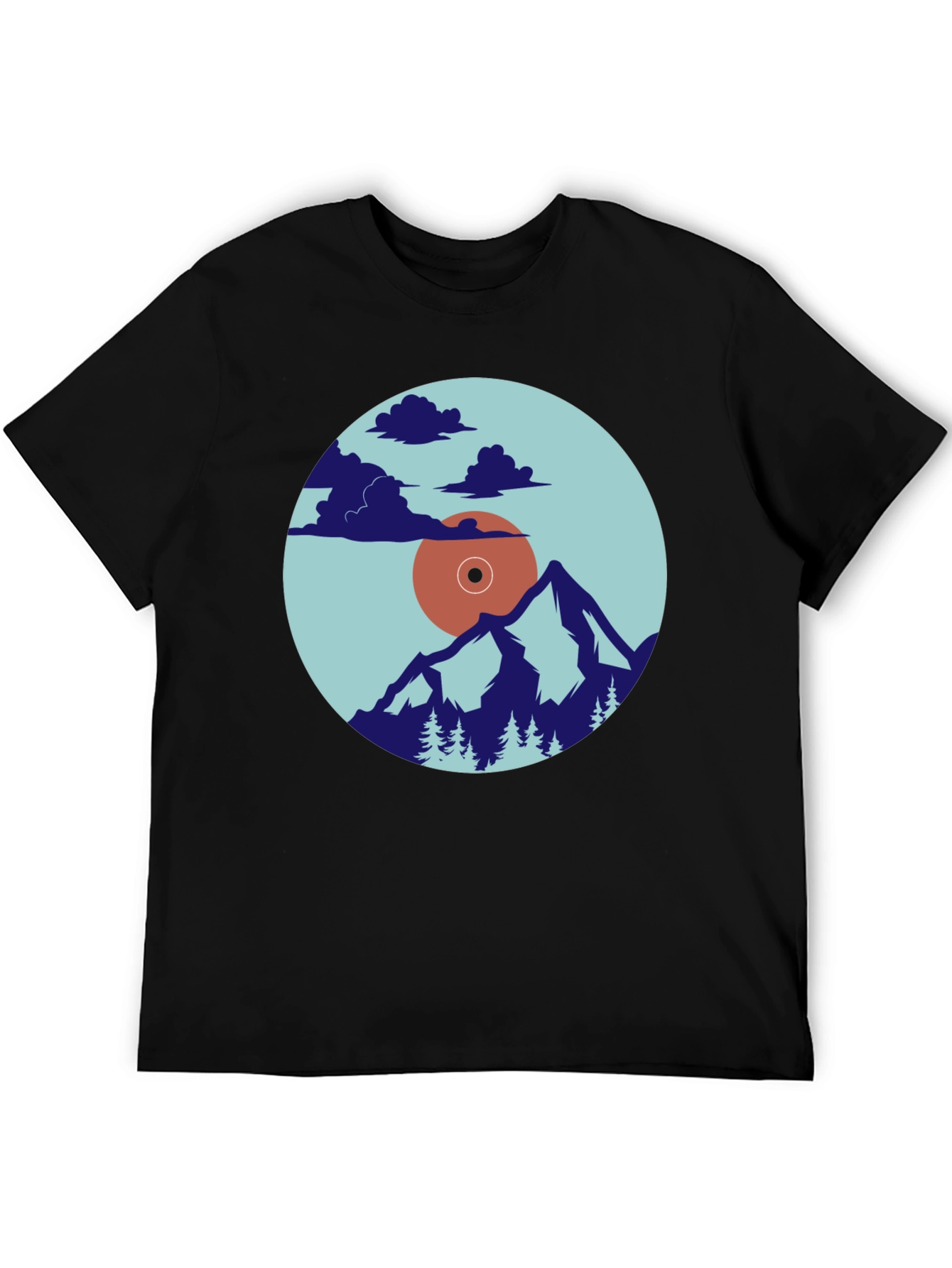 Nature Vinyl Record Graphic Tee