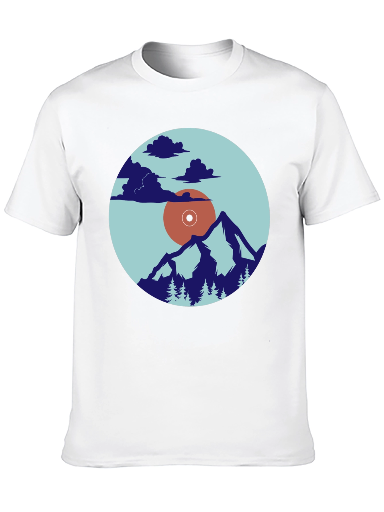 Nature Vinyl Record Graphic Tee