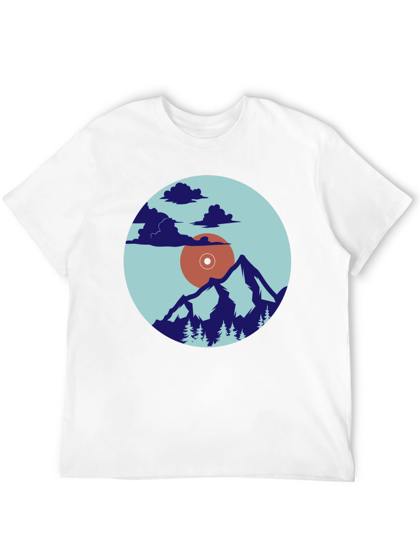 Nature Vinyl Record Graphic Tee