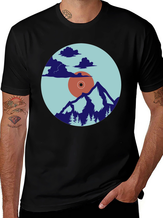 Nature Vinyl Record Graphic Tee