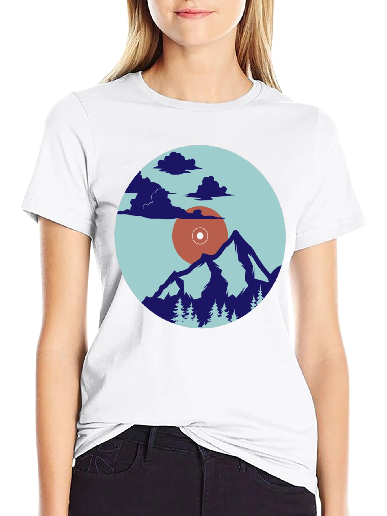Nature Vinyl Record Graphic Tee