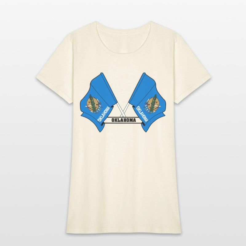 Two flags text 'OKLAHOMA'