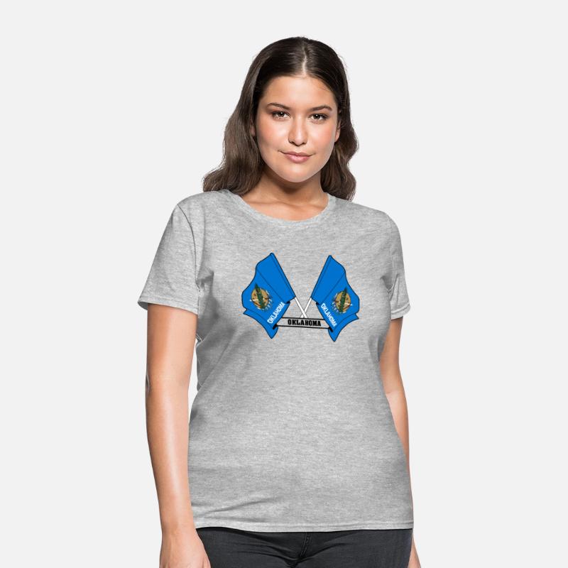 Two flags text 'OKLAHOMA'