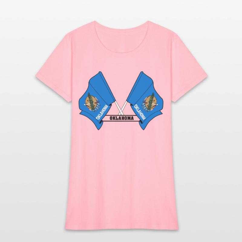 Two flags text 'OKLAHOMA'