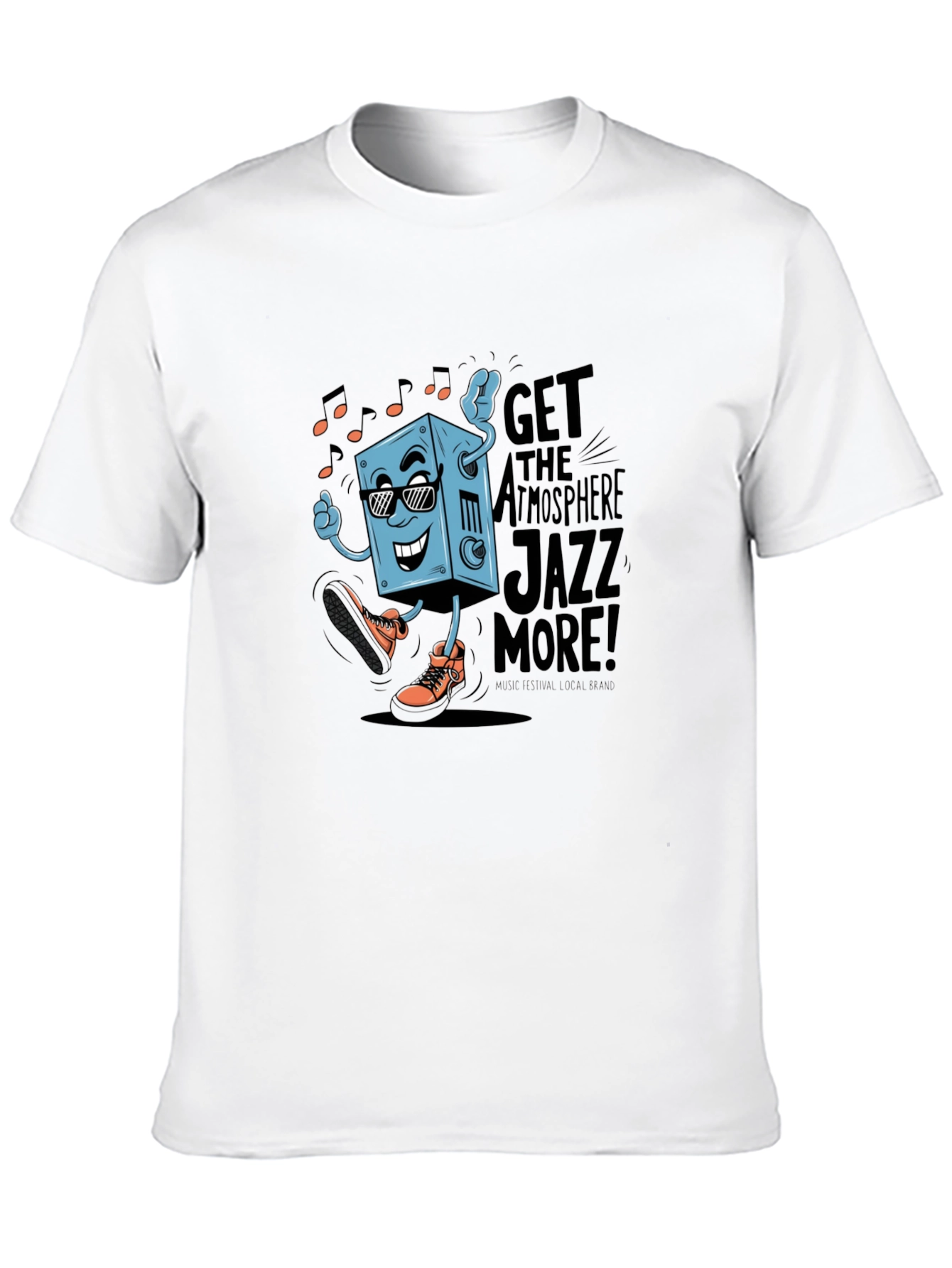 Cool Jazz Graphic Tee - Black Cotton T-Shirt