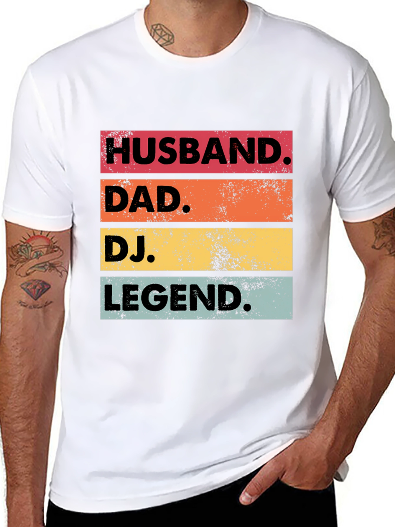 Husband Dad DJ Legend Graphic Tee