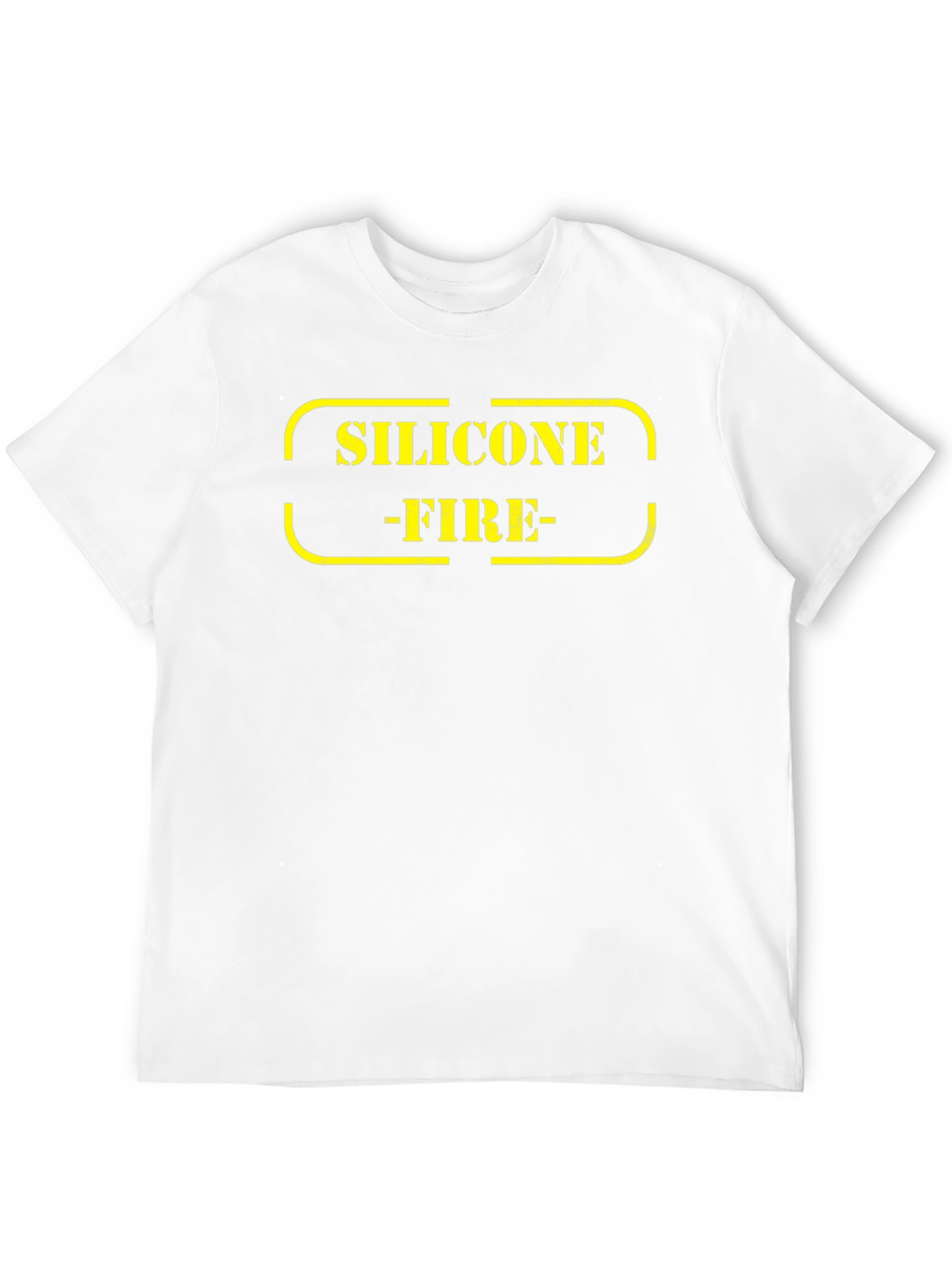 Silicone Fire Black Graphic Tee