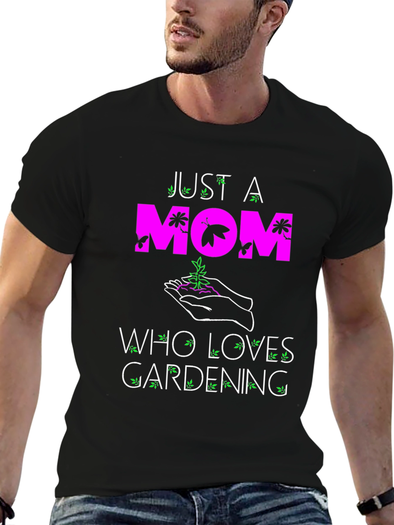 Just a Mom Who Loves Gardening T-Shirt
